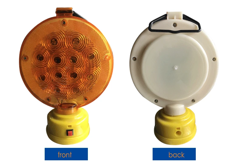 Road Safety Waterproof Yellow Battery Powered Led Warning Light Buy