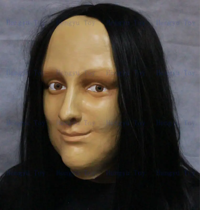 Female Face Mask Latex Fancy Dress Halloween Costume Living Doll Crossdresser N