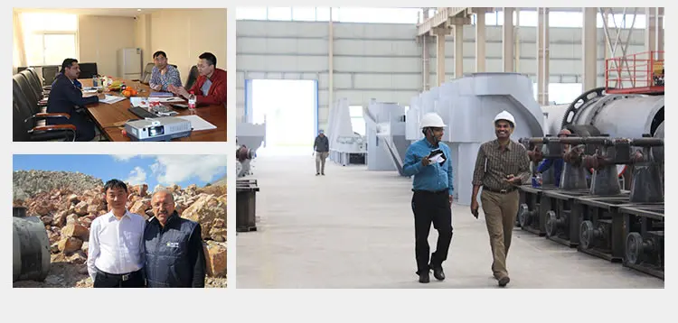 industrial three cylinder clay rotary dryer made in China