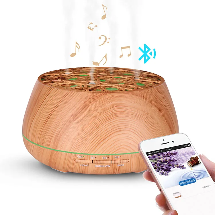 Speaker aromatherapy essential oil cool mist aroma air ultrasonic humidifier