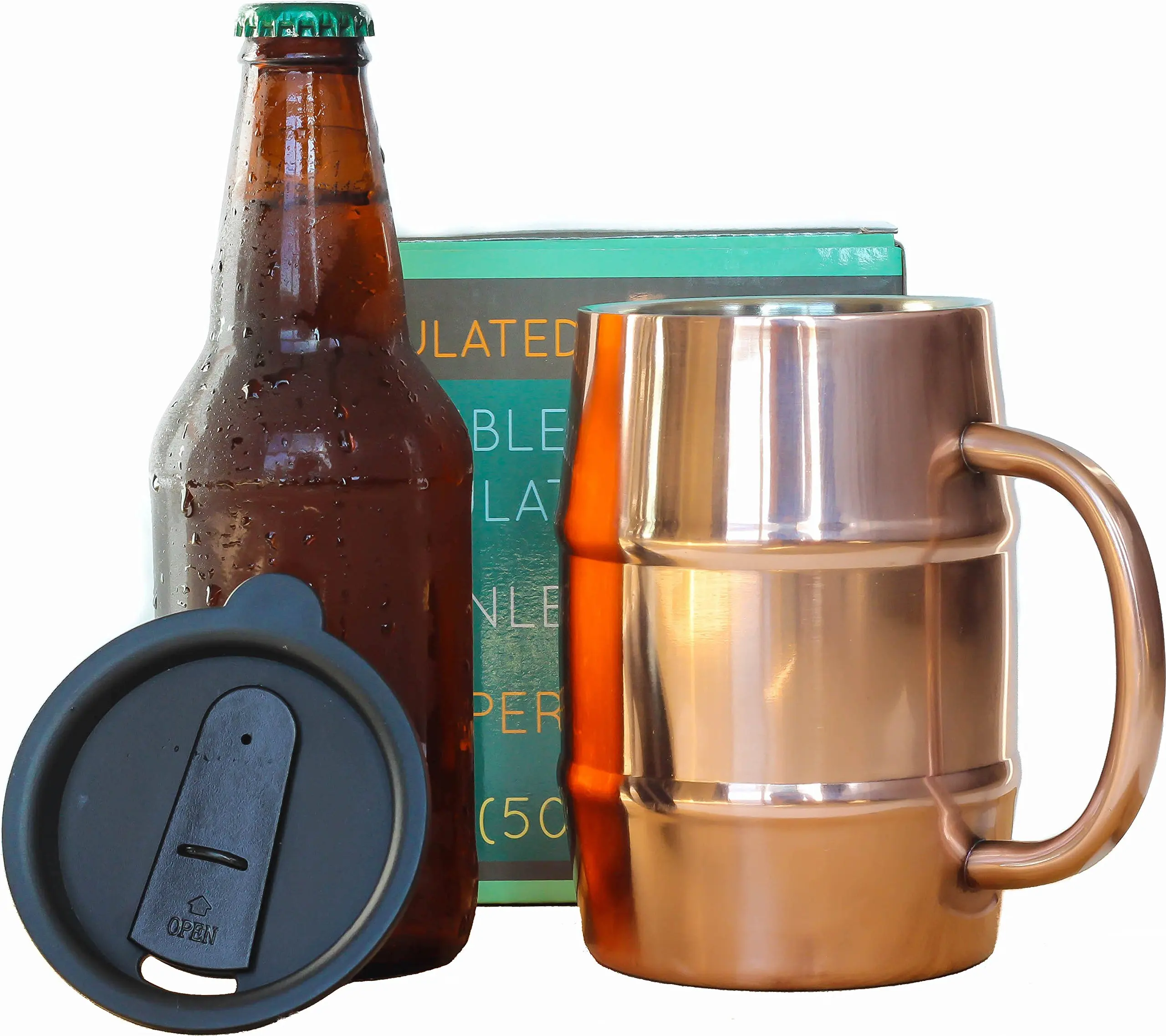 ice cold beer mug