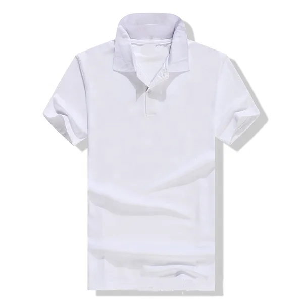 

2019 new OEM pure blank 100% cotton lapel custom advertising POLO shirt, Based