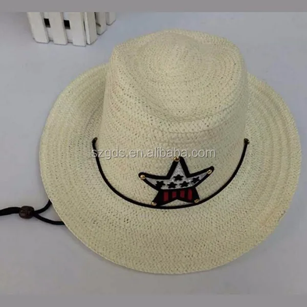 kids straw cowboy hats bulk
