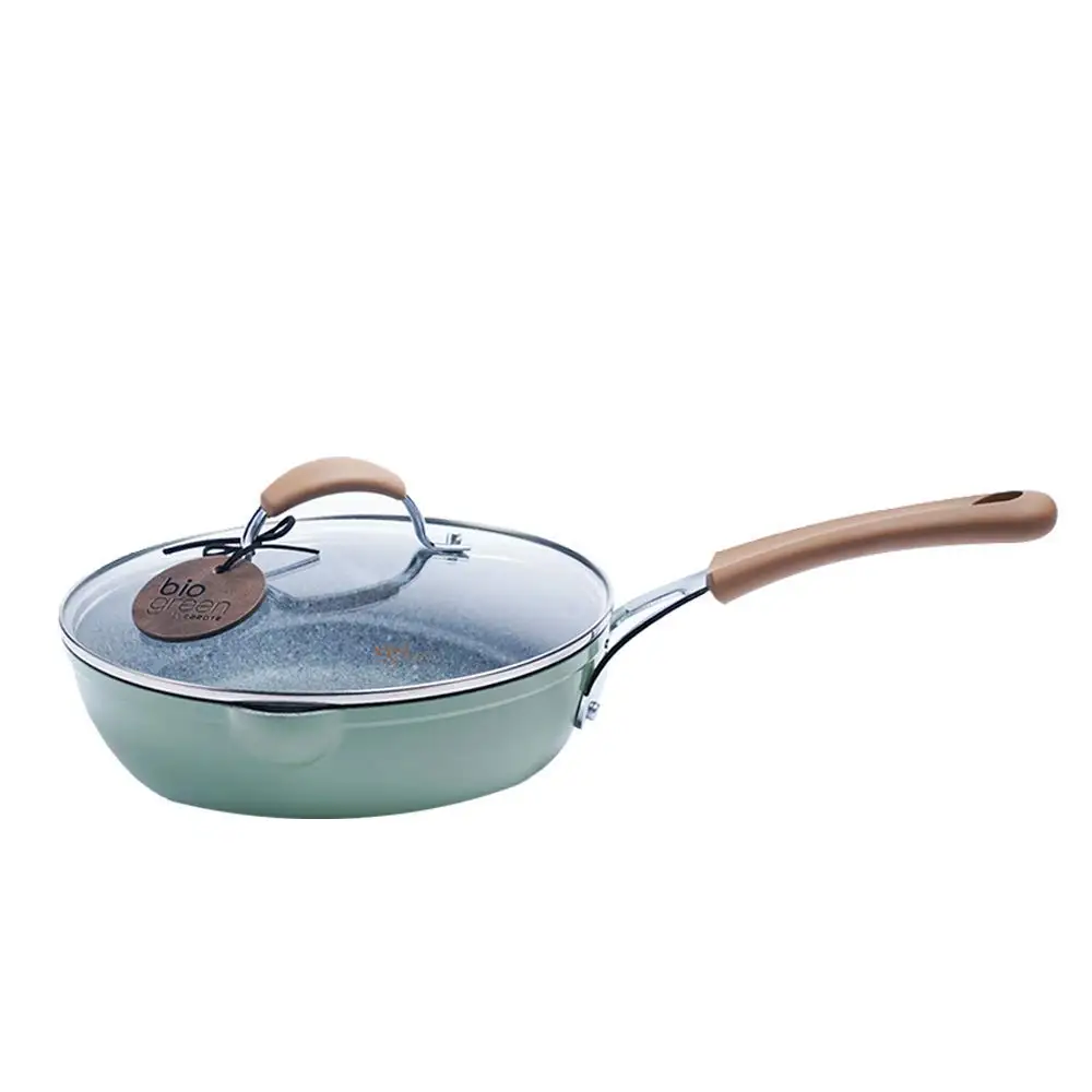 Buy Deep Frying Pan with Lid, 9.5Inch Nonstick Frying and Cooking Pans
