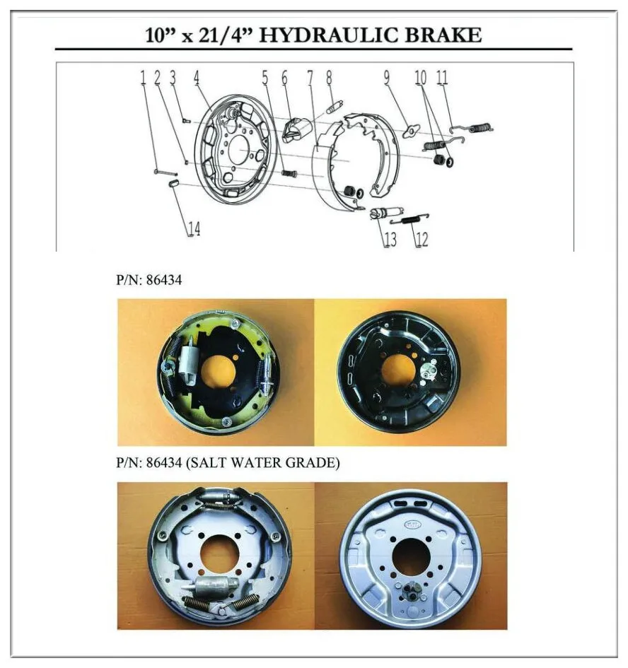 Hydraulic Disc Brake 10 Inch Marine Trailer Hydraulic Brake Buy