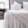 free samples with free shipping stone washed linen bedsheet fabric
