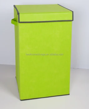 Woven Fabric Collapsible Sturdy Laundry Basket Folding Dirty