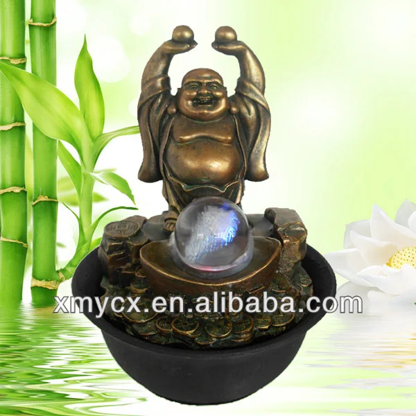 New Design Laughing Buddha Water Fountain. Buy Laughing Buddha Water Fountain,Indoor Water