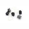 Black Push Button Mini Switch 6A-10A 110V 250V 2Pin Snap-in On/Off Rocker Switch 21MM*15MM with waterproof cover Black