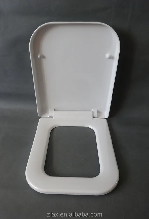 black square toilet seat