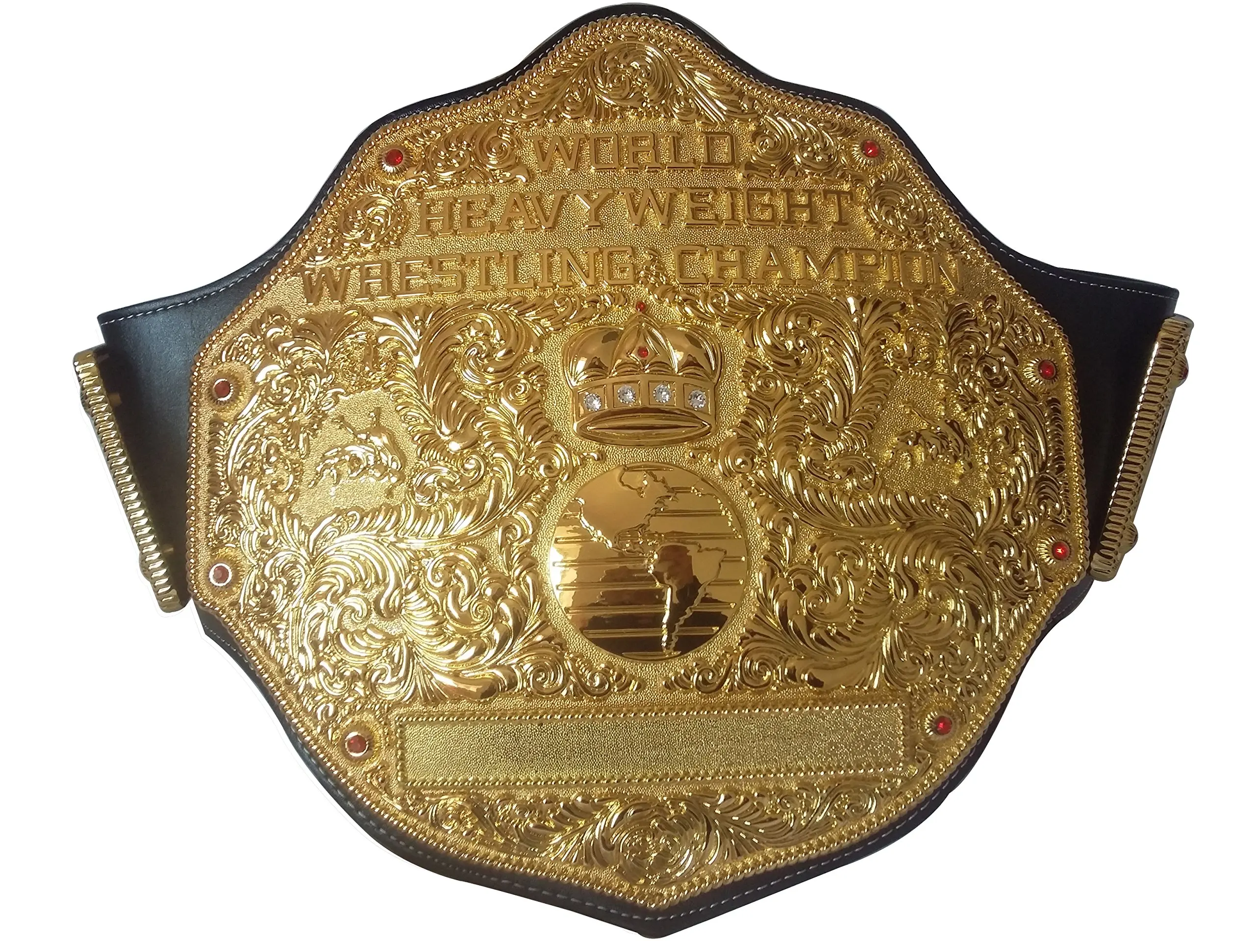 Fandu Belts Adult Replica Big Gold Wrestling Championship Belt Title The Be...