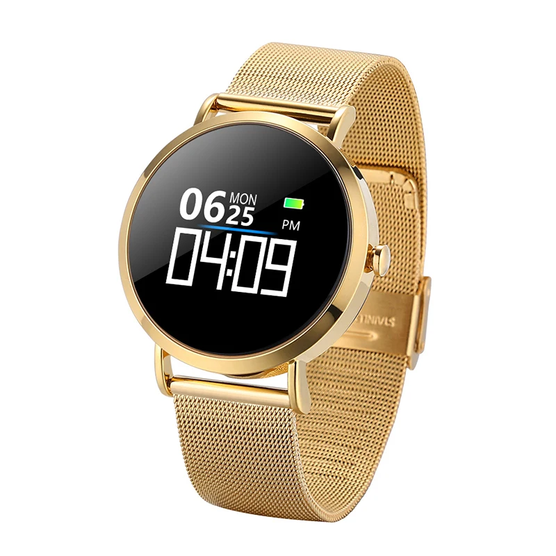 

Hot Sales CV08C Smart Watch Heart Rate And Blood Pressure Monitoring Sport SmartWatch with Stainless Strap