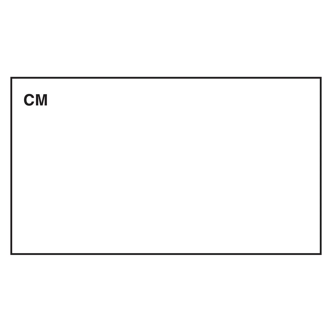 DayMark Date Coder Blank Freezable Label, for DM3 SpeedyMark 10 1-Line Marking Gun, White (8000 Lables)
