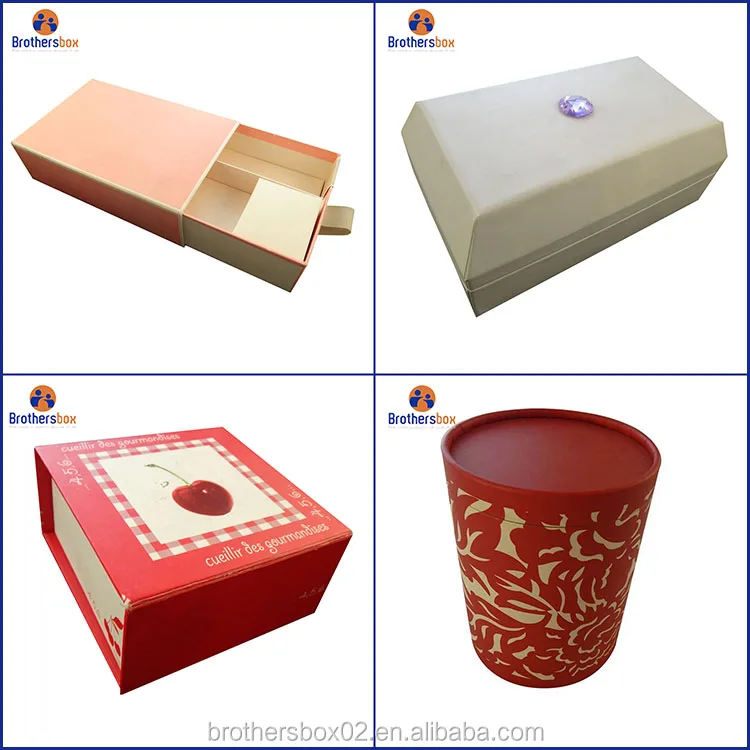 Hot Sale Customized Custom Square Cardboard Gift Box With Handle High