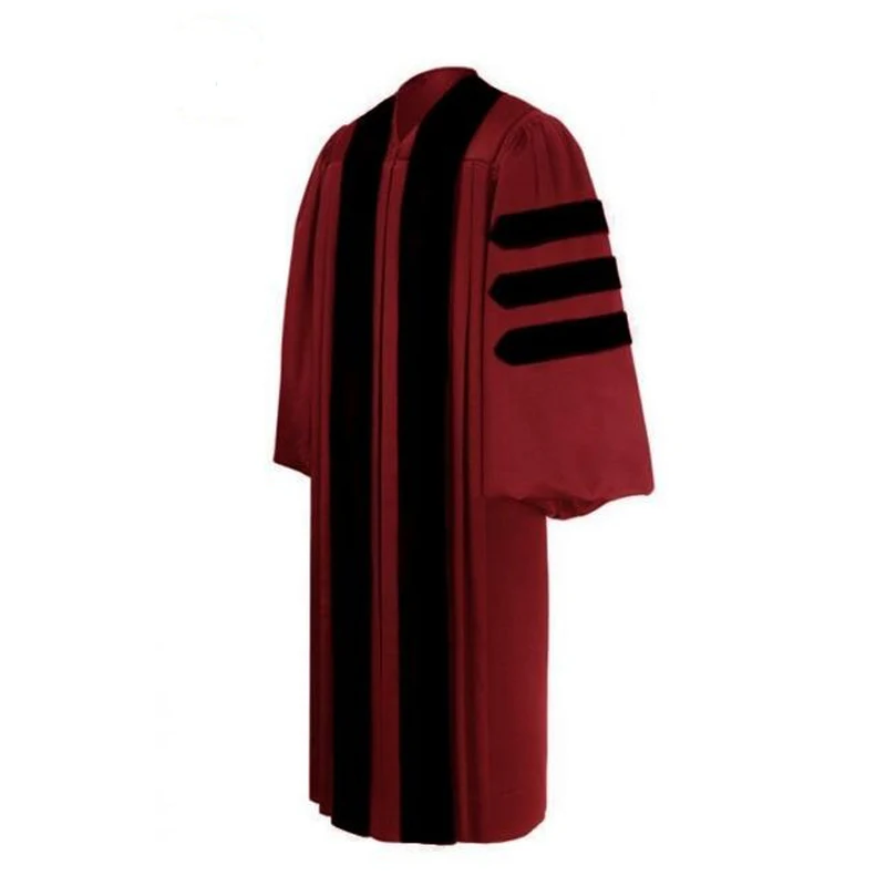 Best Quality Academic Robe Doctoral Cap And Graduation Gown - Buy ...