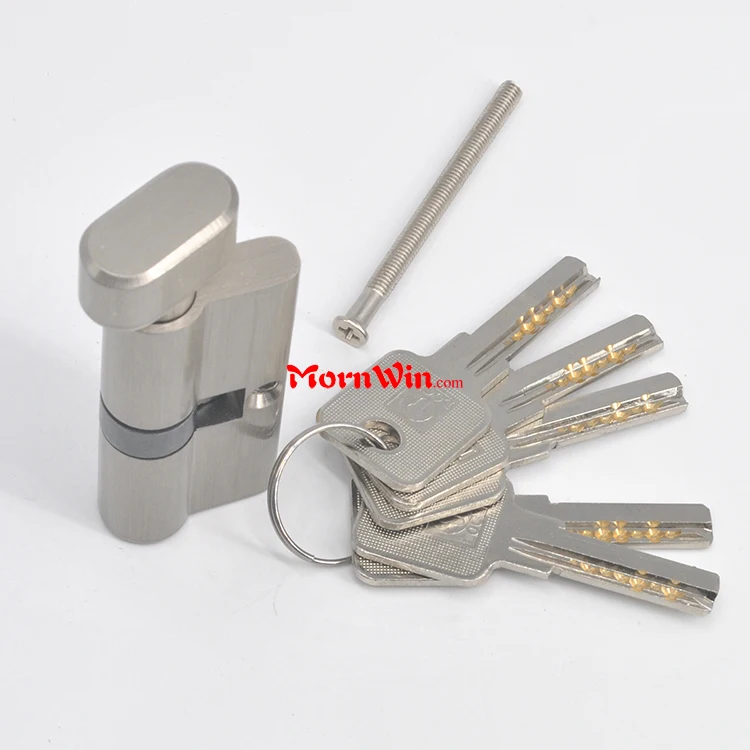 Euro Profile Cylinder Lock Brass Of Mortise Lock Cylinder With Thumb