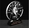High quantity wholesales NBA MVP crystal trophy ,basketball trophy