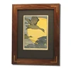 Black Walnut Mission Frame With Oak Corner Inlays