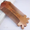 wholesale fish shaped peach wooden comb