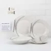 20pcs porcelain dinner set all types decal tableware for household