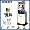 Hot 42" inch LCD tv touch screen ad player and 3D photo printer booth with wireless online to play business advertising