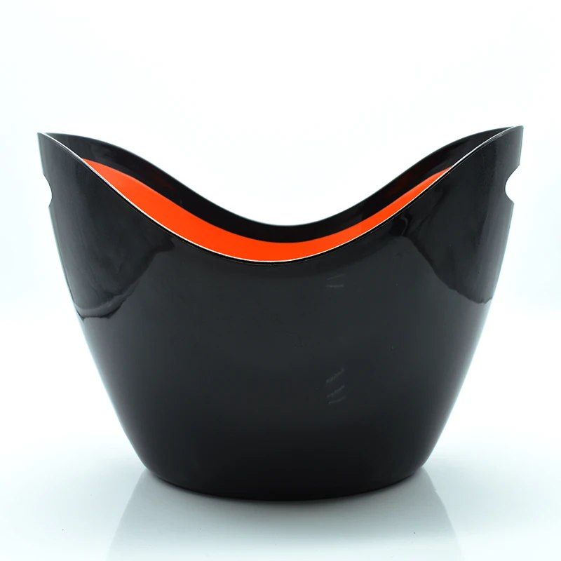 

High-grade beer wine champagne acrylic plastic ice bucket, Customized