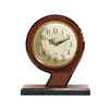 no moq wholesale wood table clock model office desk clock for decor