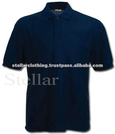 100% COTTON   Polo t-shirt  - Navy Blue - Stellar clothing company.jpg