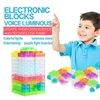 Sound control light electronic diy nano block in china