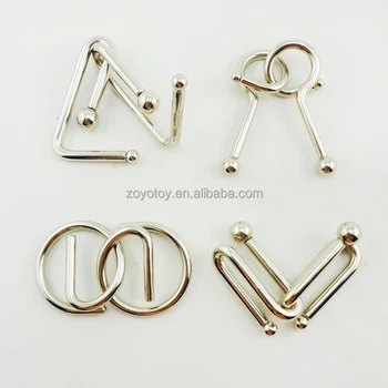 rompecabezas de metal