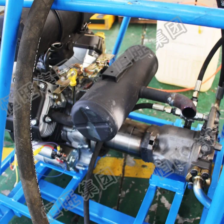 Pneumatic oil exploration drilling rig