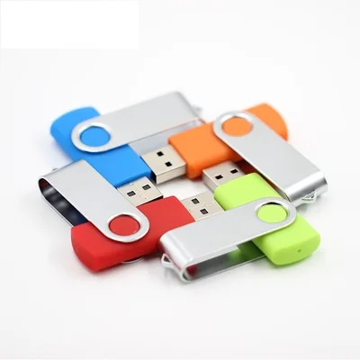 Colour Metal USB Wholesale Pendrive Creative U Disk Custom Logo USB Memoria 2GB 4GB 16GB 32GB 64GB 128GB - ANKUX.COM