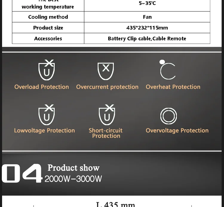 ar power inverter  3KW 3000W  24v 220v true power modify sine wave  solar power inverter.png