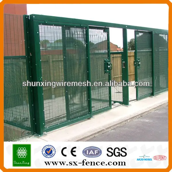 Professional Factory Supply Single Wire Mesh Fence Gate Door / Double