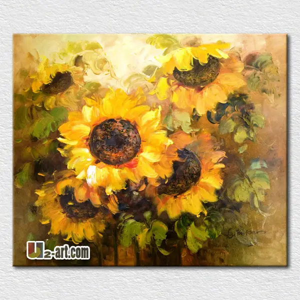 

Wall pictures art canvas painting sunflower oil painting