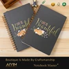 Custom Luxury Waterproof Notebook Coil Notepad With Custom Logo Journal With Metal Ring Binding