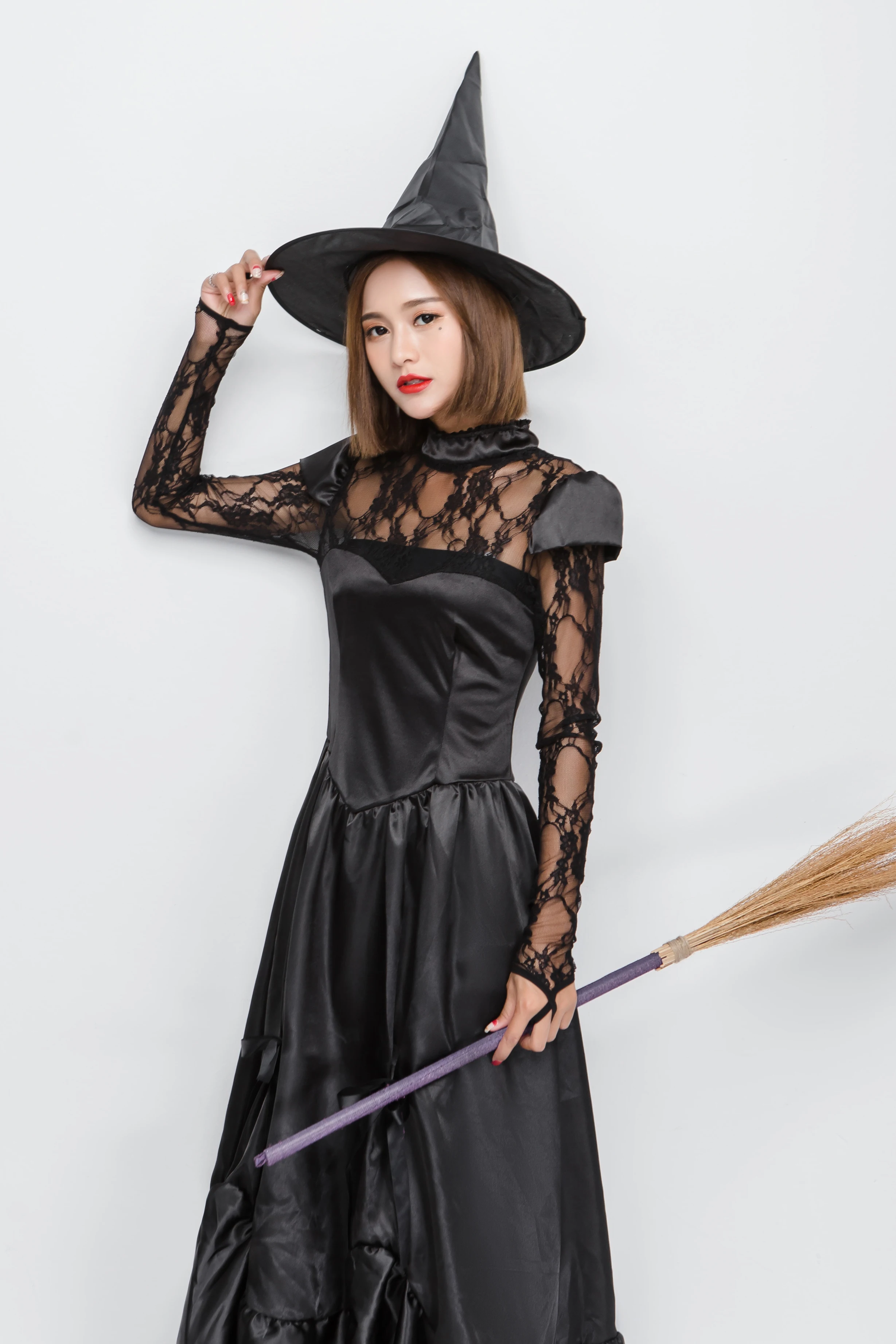 2019 趋势产品万圣节服装成人女巫礼服成人性感角色扮演服装