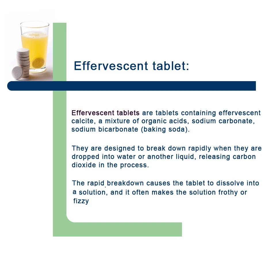
Multivitamin Effervescent Tablets OEM Private Label Vitamin C Effervescent Tablet 