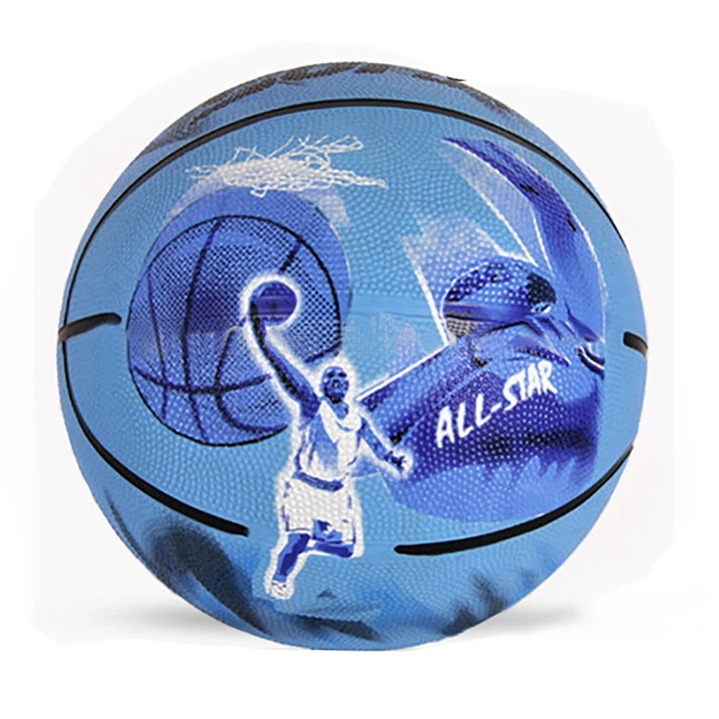 custom size 5 inflatable natural rubber basketball