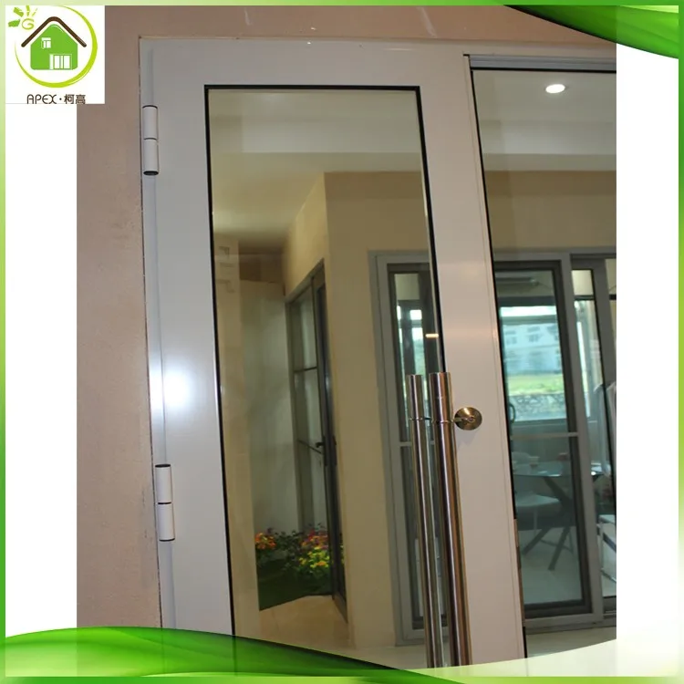 Swing Aluminum Frame Commercial Office Glass Door Texture Smart