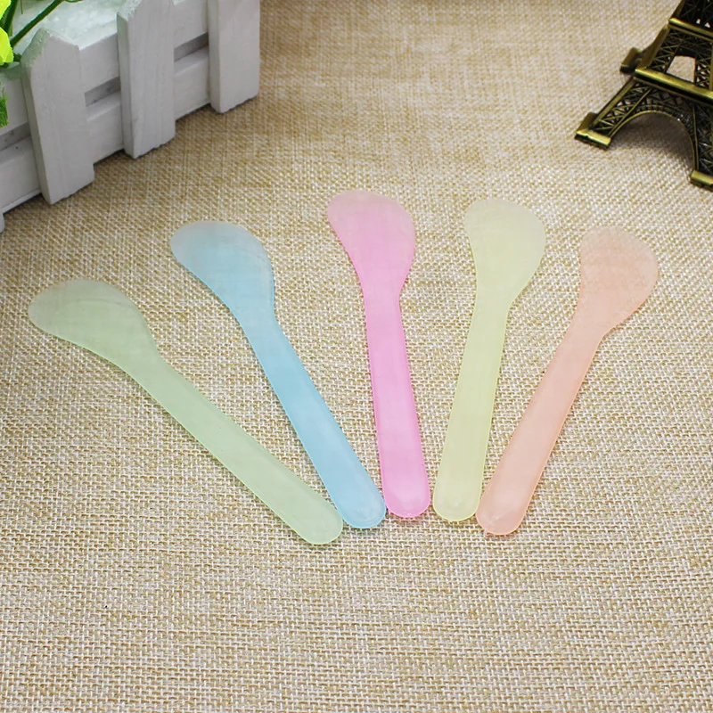 
Wholesale cosmetic face spoon, cream cosmetic spoons, facial cosmetics plastic spatula 