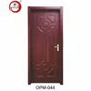 Top Reputation Red 2 Circle Cross Elegant Pattern Carved Pvc Surface Covered Swing Pvc Panel Door