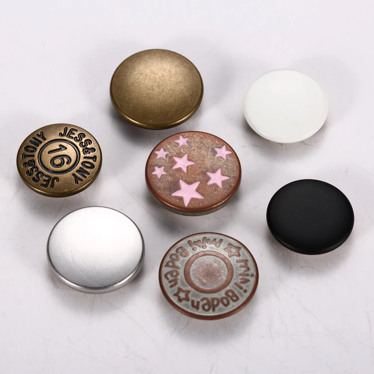 Custom Metal Brass Button Snaps For Nickel Free Leather Clothing Snaps ...