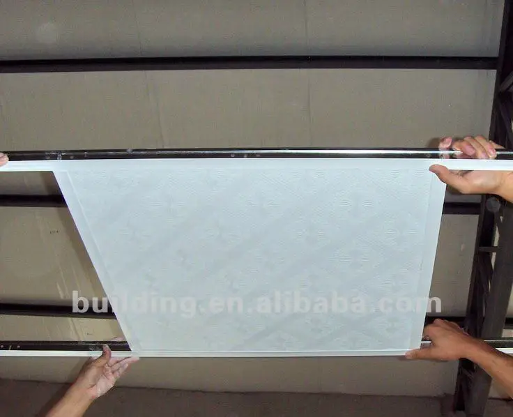 Pvc gypsum board suspended ceiling decoration
