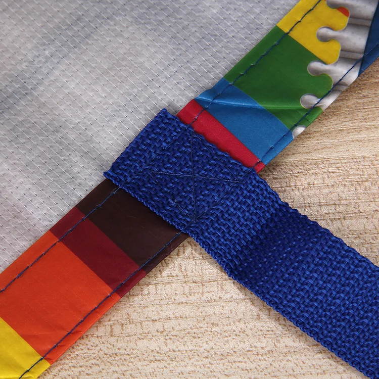 
Recycled RPET Water Bottle Bag PET Stitchbond Laminated RPET Tote Bag 