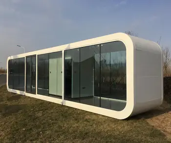 40 英尺集装箱玻璃房子预制住宅