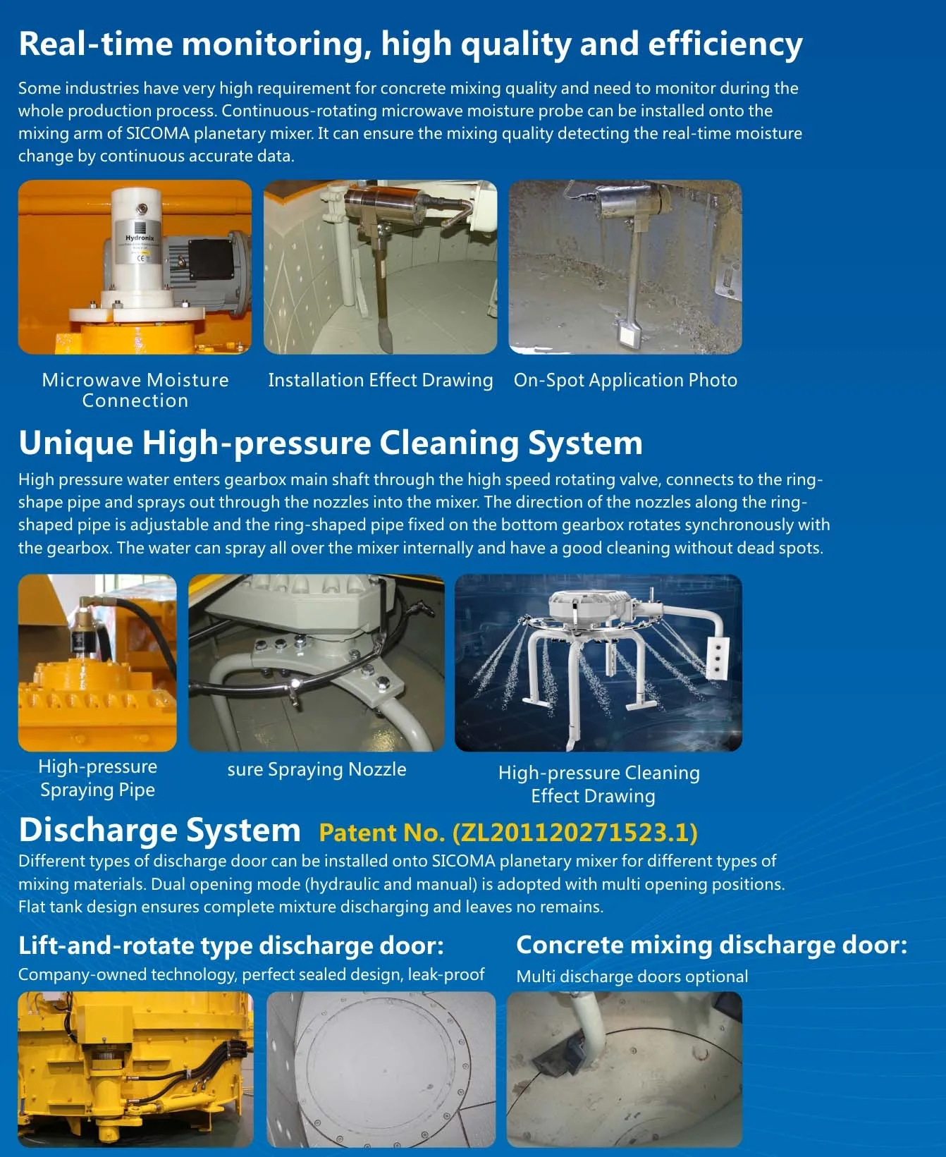 Mpc Serial Vertical 750 Liter 0.75m3 Concrete Pan Mixer Good Price For Sale