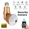 Security Light With Camera Flash Light HD Led WIFI Hidden Camera Night Light Bulb Cameras 360 IP Pinhole Baby Nanny Cam Wireless