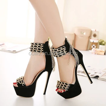 ladies fancy high heel sandal