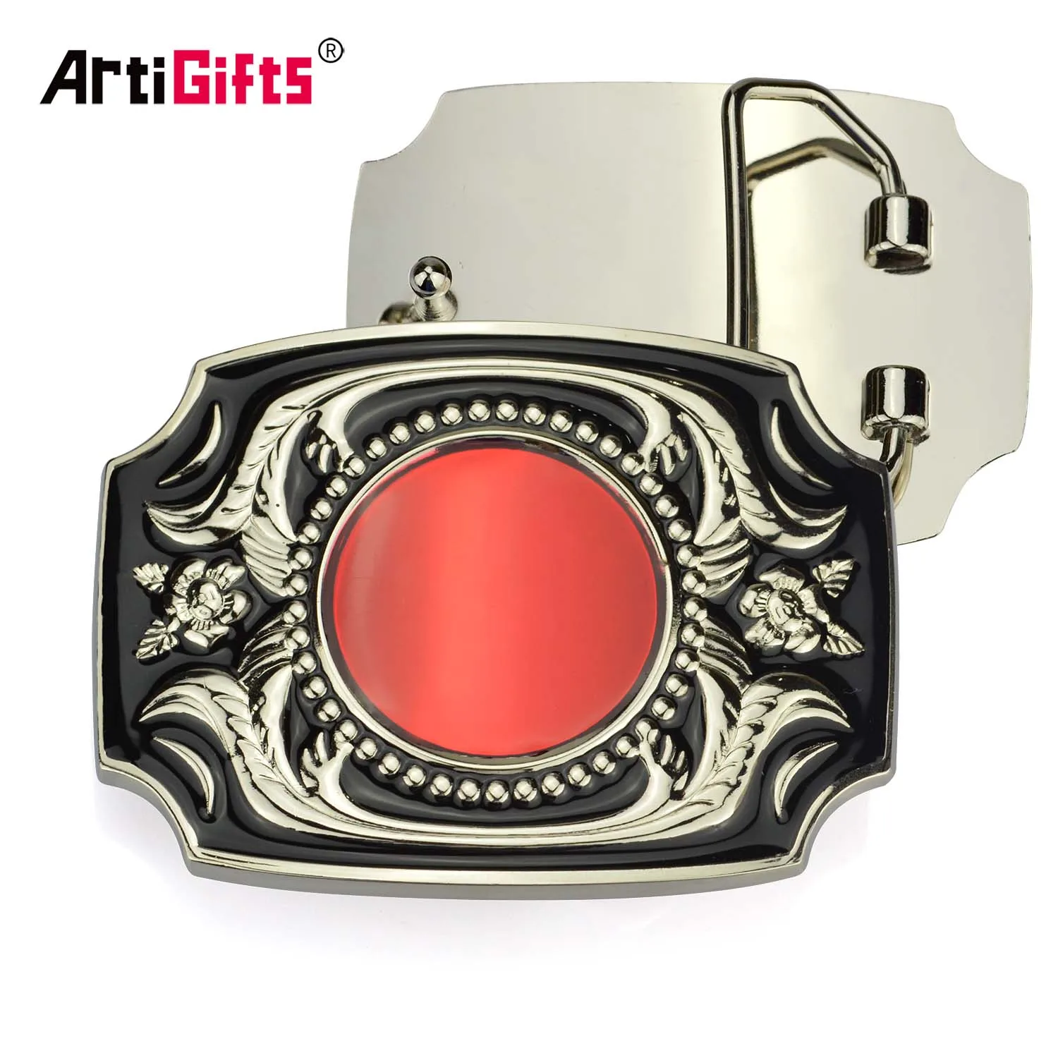 Customised Bulk OEM 40mm Engraved Stainless Steel Belt Clip Clasp Clamp Metal Army Belt Buckle With Custom Logo For Men